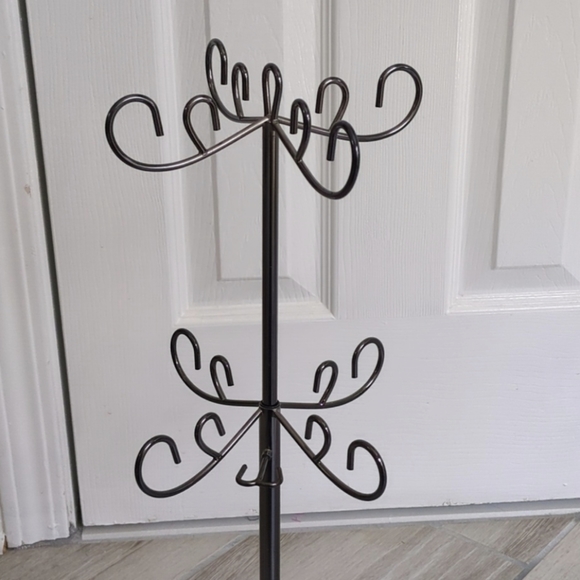 Umbra Adjustable Height Metal Jewelry Stand with Trinket Dish - Picture 4 of 12